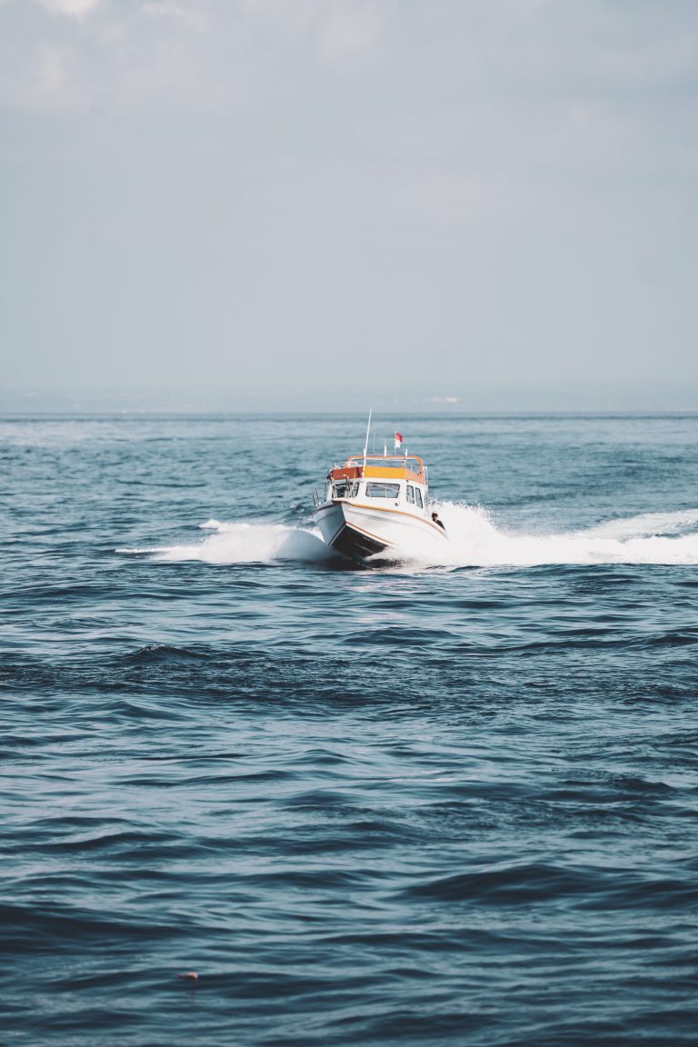 Fast boat crossing to the Gili Islands